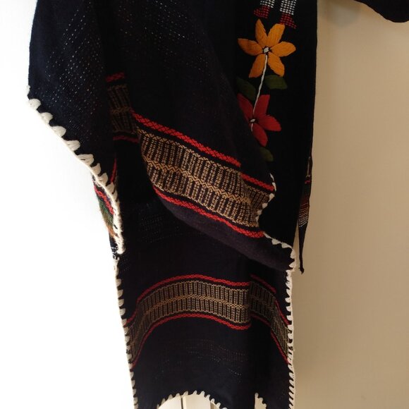 Vintage Handwoven Peru Dress Ethnic Hippy Boho Embroidered - Picture 8 of 15